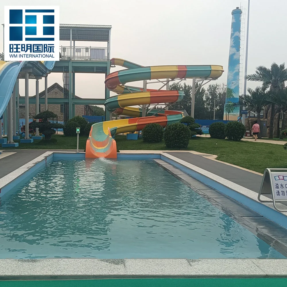 Water Park Kid Water Games Swimming Pool Rides Spiral Slide for Children