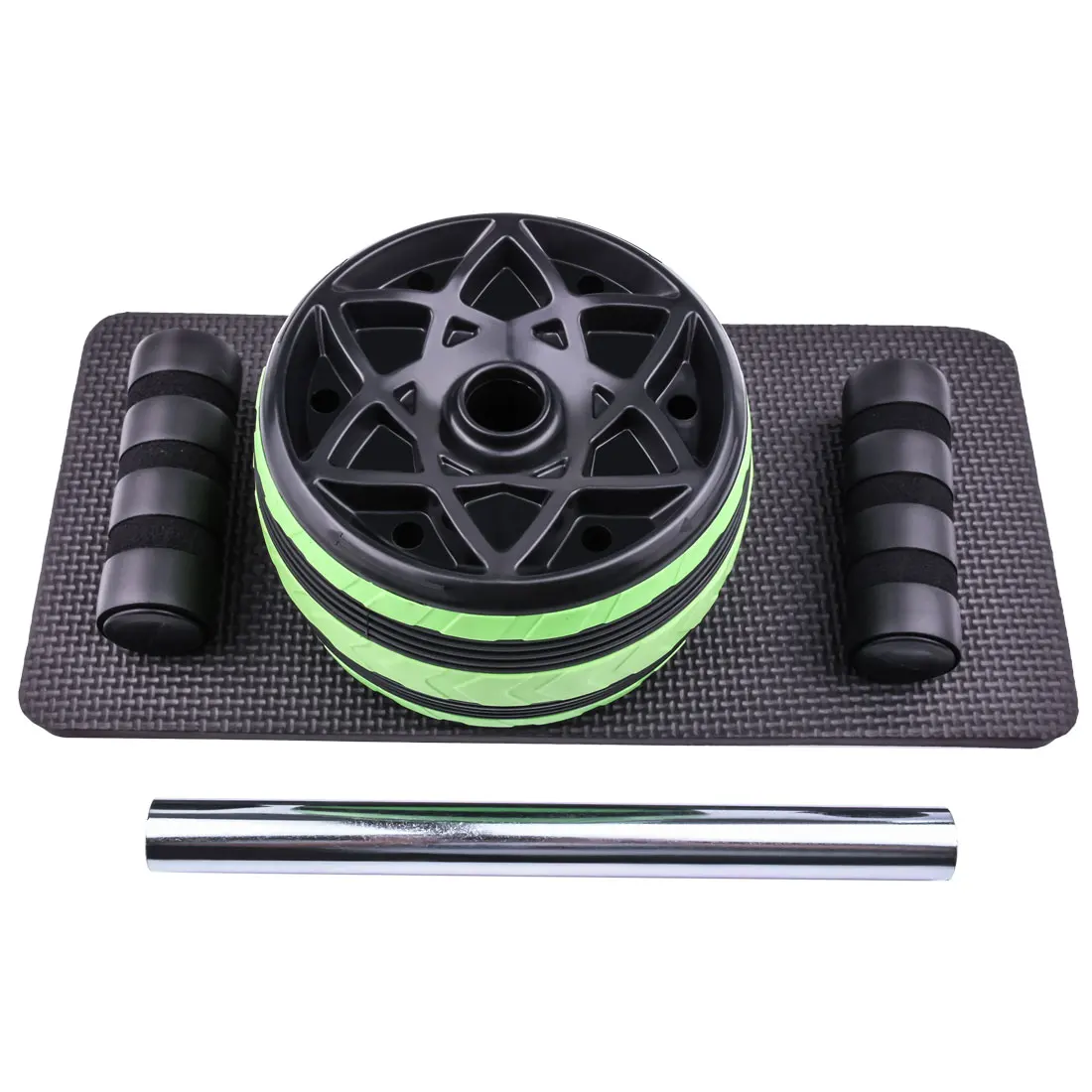  Роликовый набор Ab Wheel с пуш-ап-веревкой для дома талии живота упражнений ab coaster оборудование спортзала ручки