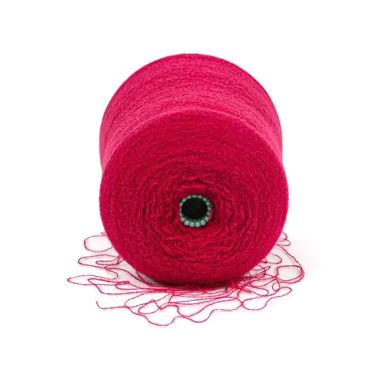 Kingeagle Wholesale Soft Nylon Feather Mink Fur Yarn Manufacturer 0.9cm