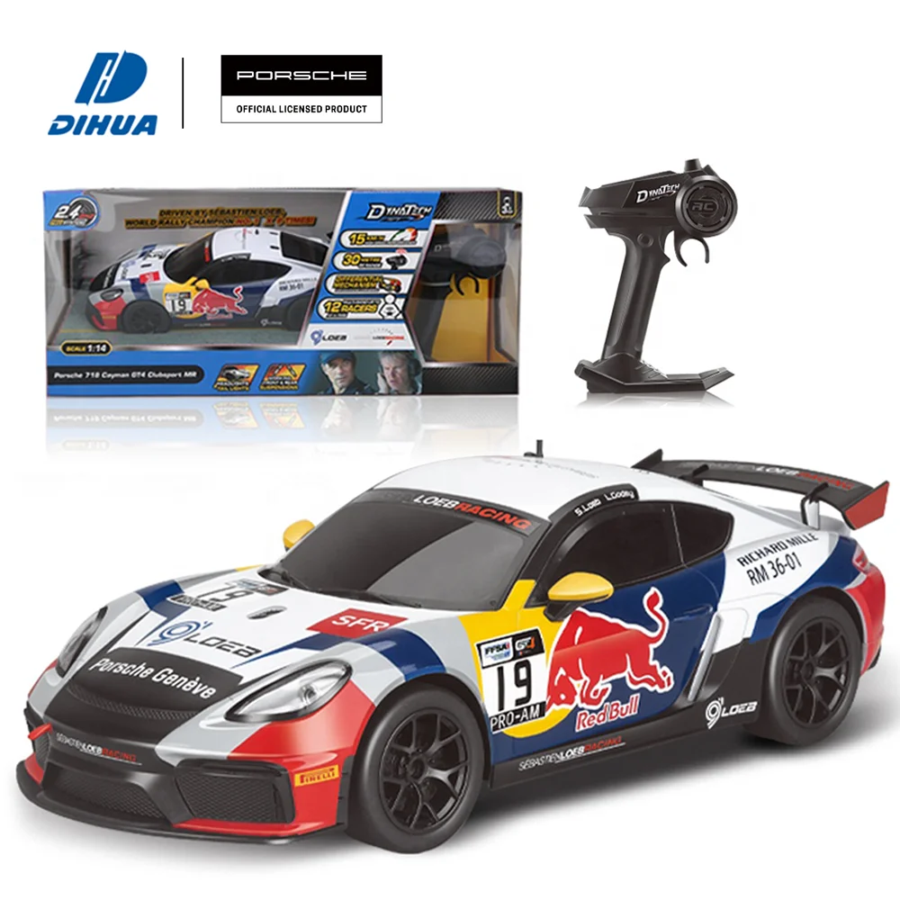 Машинка с дистанционным управлением 2 4 ГГц полнофункциональная машинка для 1:14 радиоуправляемая 718 Cayman GT4 Clubsport скоростная Радиоуправляемая машина