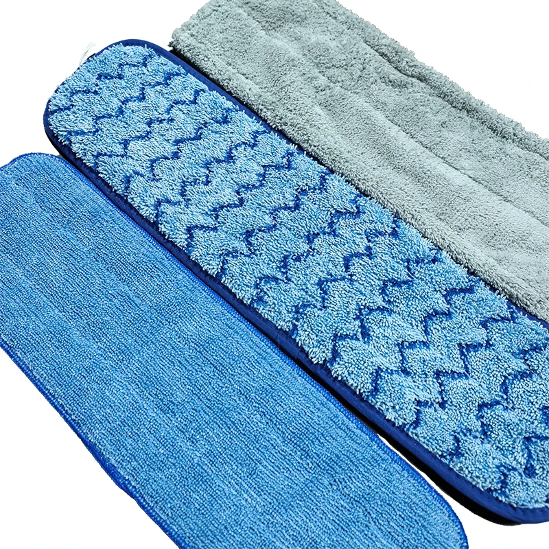 Household Cleaning Supplies Microfiber Spray Mop Head Wet Dry Flat Mops cloth Rectangle Cleaning Floor Mop Pad
