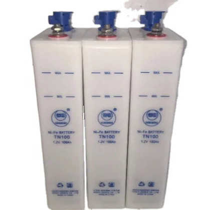 Higher Quality Long Life Solar Battery NI-FE Battery Nickel Iron Batteries 1.2V 24V 48V TN100AH