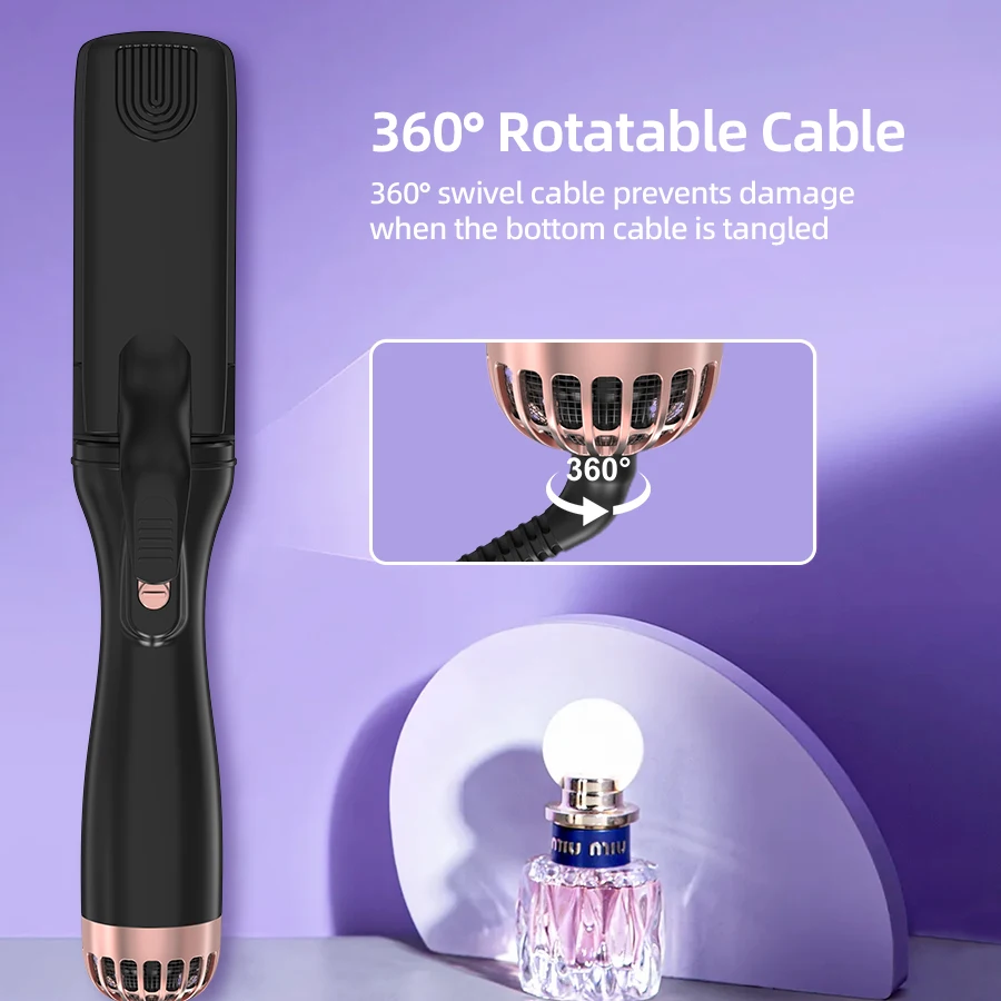 Five Plus 220V Negative Ion Hair Air Strait Straightening Super High Speed Professional Salon Hair Dryer Blow Straightener Brush