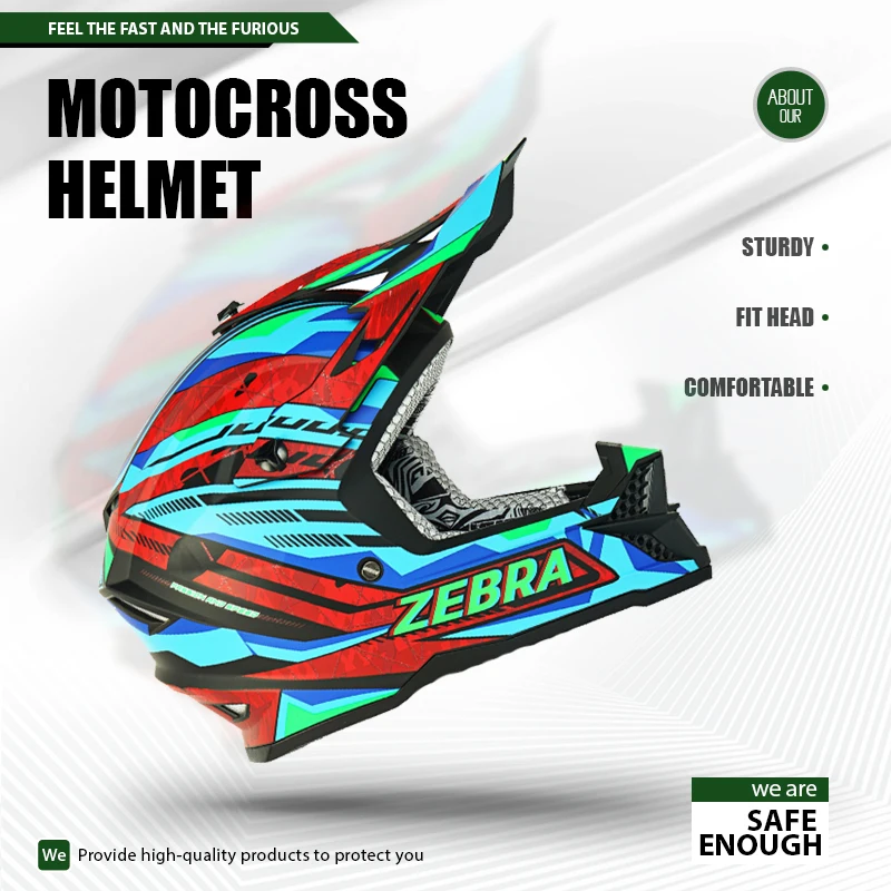 Motor Bike Cross Racing Motorcycle Helmet Manufactures Safety Enduro Capacete Motorrad Cascos Bicycle Engine Cafe Racer Helmets