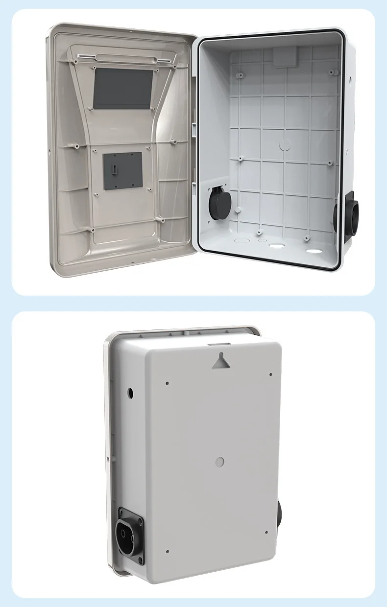 EV Charger Box Supply 7KW EV Car Charging Station Wall Mounted Electric EV Car Charger Case Cover for PCBA