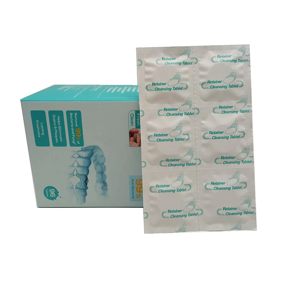 Naturals Teeth Retainer Cleaner Denture Cleaning Tablet for Cleaning Mouth Guard Removable Dental Appliances