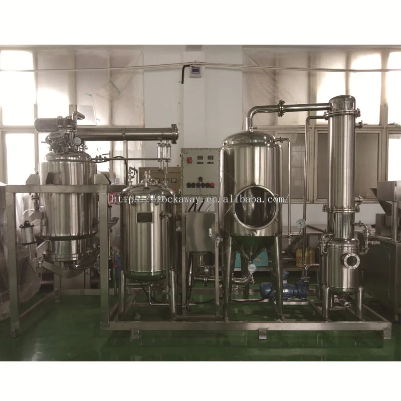 Solvent/water extraction machine