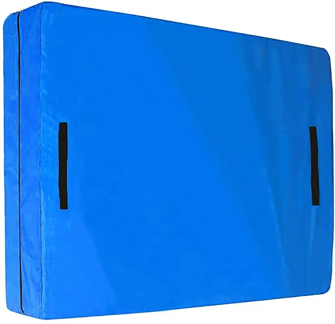 custom Waterproof Mattress Bag with 8 Handles for Moving and Mattress Storage Bag Reusable Cover with Strong Zipper Closure