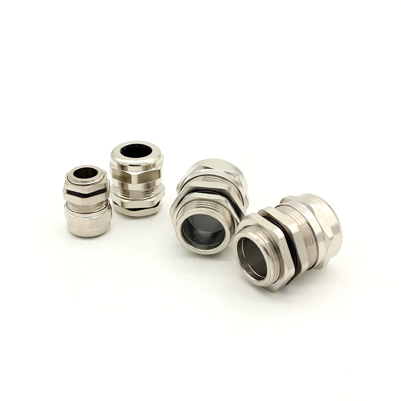 G1/2 Waterproof IP68 Brass Cable Gland Price Metric Metal Cable Connector for 5- 10mm Cables Manufacturer ROHS CE  Wire Joint