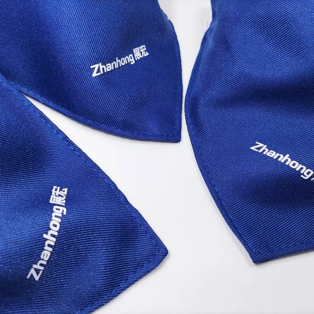 High Quality Silk Screen Printed Scarf Wholesale Custom Logo Dog Bandana