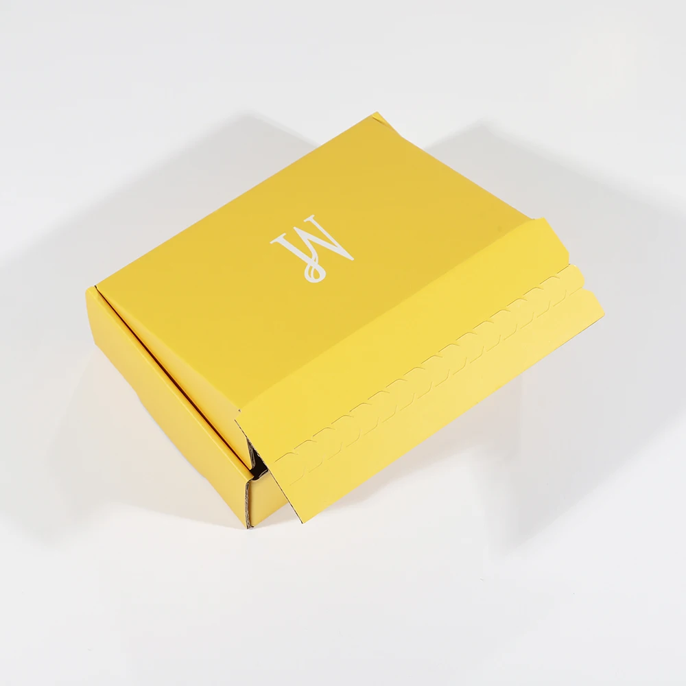 Custom logo printed corrugated wholesale color shipping box