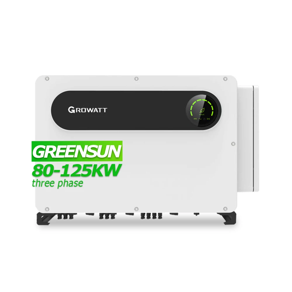 Growatt MAX 125 kw solar inverter mppt 100kw 110kw power inverter  125kw solar grid tie inverter