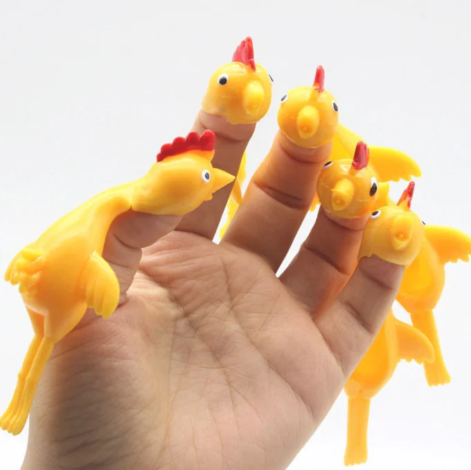 Hot Sale TPR Material Elastic Tricky Slingshot Chick Sticky Hand Toy For Children Kid And More