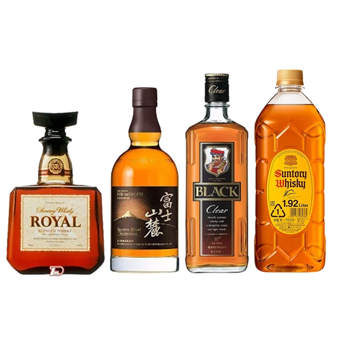 Wholesale Japanese Glass Bottle Flavor Rich Sweet Dry Whiskey Alcoholic Drink