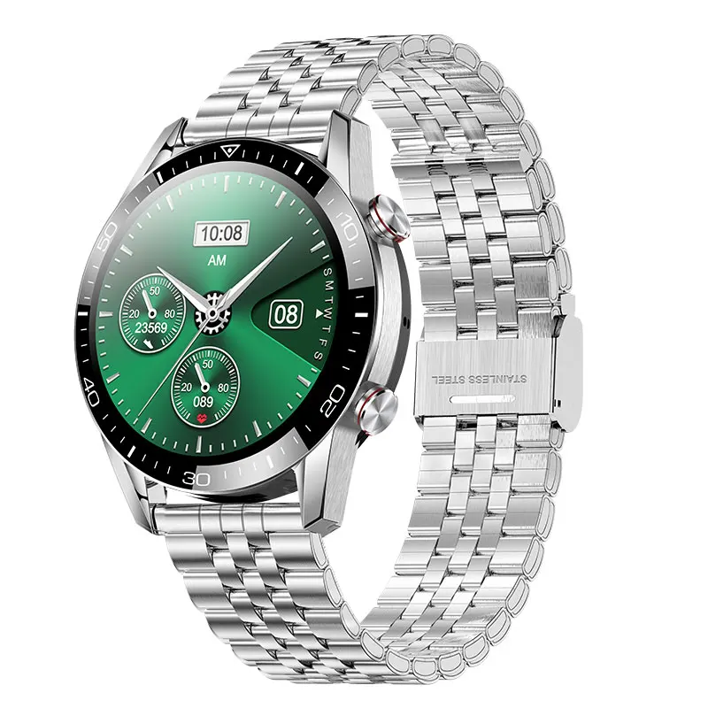 SWL  New Model 1.3 Inch Full Circle Screen Smart Watch TK28 BT Fitness Tracker Sports Body Temperature Business ECG Wristwatch