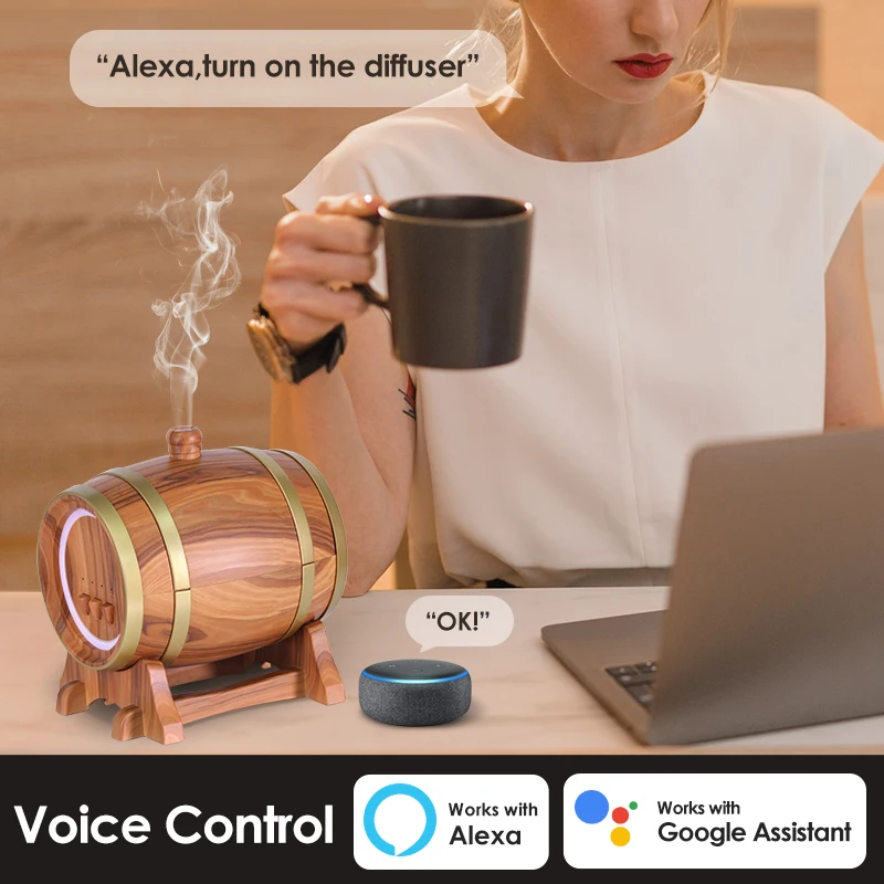 350 мл Ароматические диффузоры эфирного масла с bluetooth-динамиком для большой комнаты ароматерапия диффузор увлажнитель