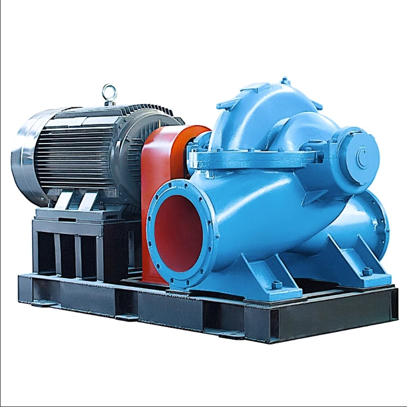 1600kw Large flow centrifugal pump Industrial horizontal high water pressure large power pump electric double suction pump