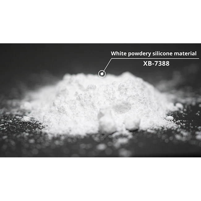 silicone powder with particle-size-adjusted silica for power resistors /XB-7388