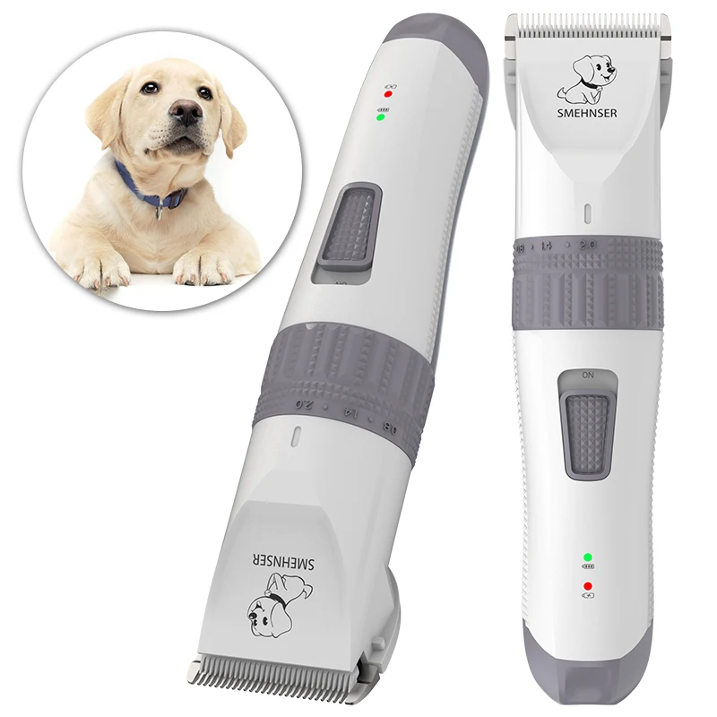 Electronic Pet Grooming Kit Clippers Low Noise Cordless Electric Quiet Pet Cat Dog Hair Shaver Set