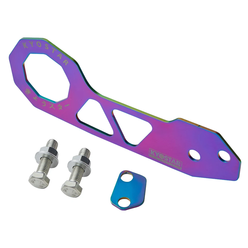 
KYOSTAR JDM Car Accessories Stainless Steel Rear Tow Hook Neo Chrome 