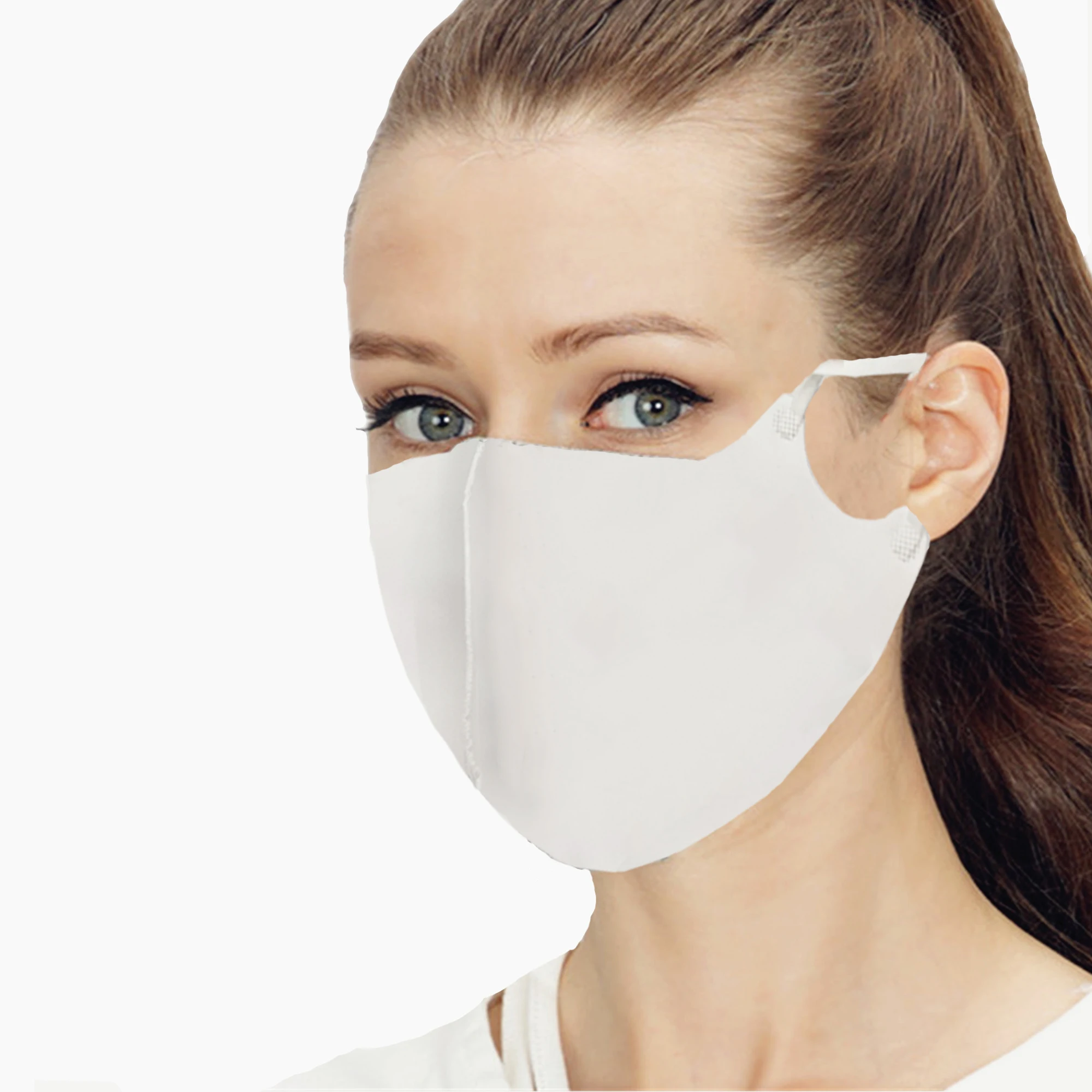 Уличная Солнцезащитная однотонная двухслойная Регулируемая дышащая маска из вискозы