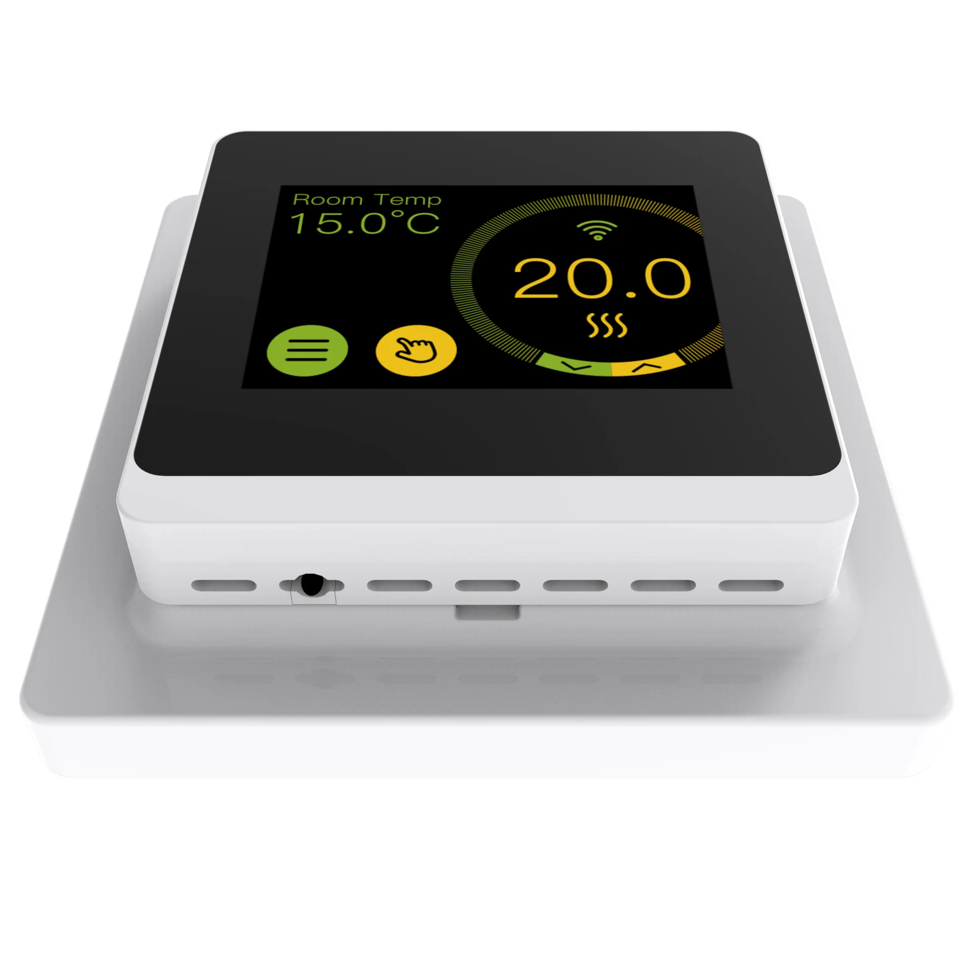 LCD Display Touch Screen Week Programmable thermostat 2.4 inch Smart color screen full screen touch WiFi thermostat