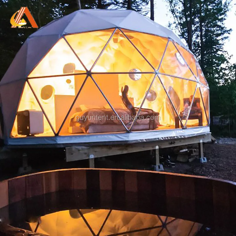 High Quality Transparent Comfortable Outdoor Dome House For Airbnb Inflatable Tent Events Dome Water-proof With Full Accessory