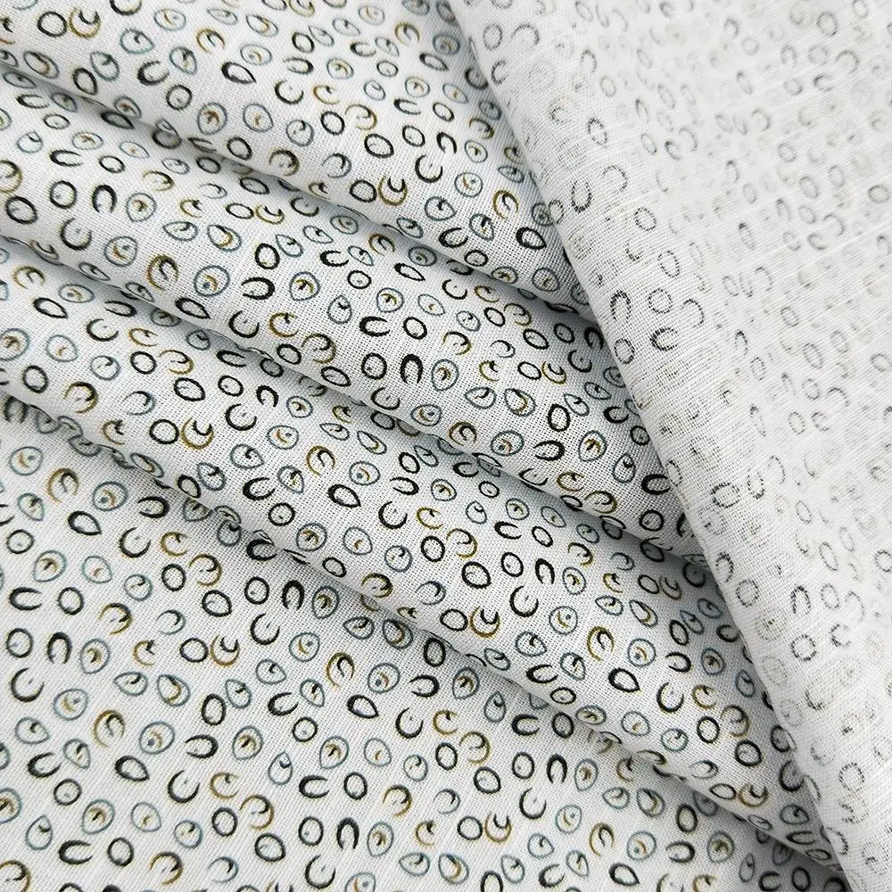 Wholesale Fabric for Clothing Material, Dress Apparel with Print on 100% Cotton Poplin