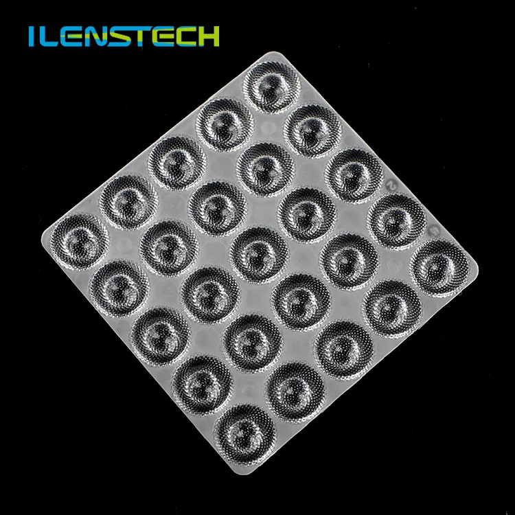 48 leds optics lens array street light led lens plastic 90 degree for flood light