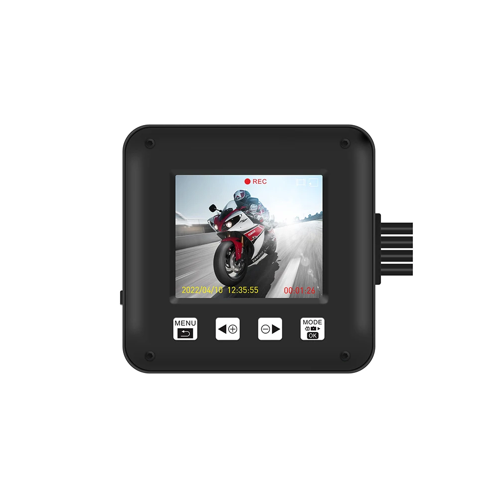 1080P Водонепроницаемая камера для мотоцикла DVR Wi-Fi GPS видеорегистратор вождения черный ящик