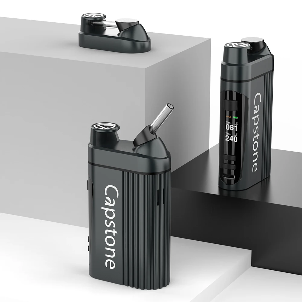 
2021 Premium Dry herb Capstone 2 in 1 vaporizer for wax and Dry Herb 
