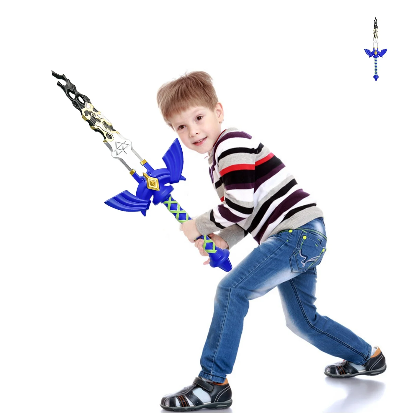 KUNYANG safety material 61CM children kids play party cosplay model PU swords weapon fashion cool plastic toy swords