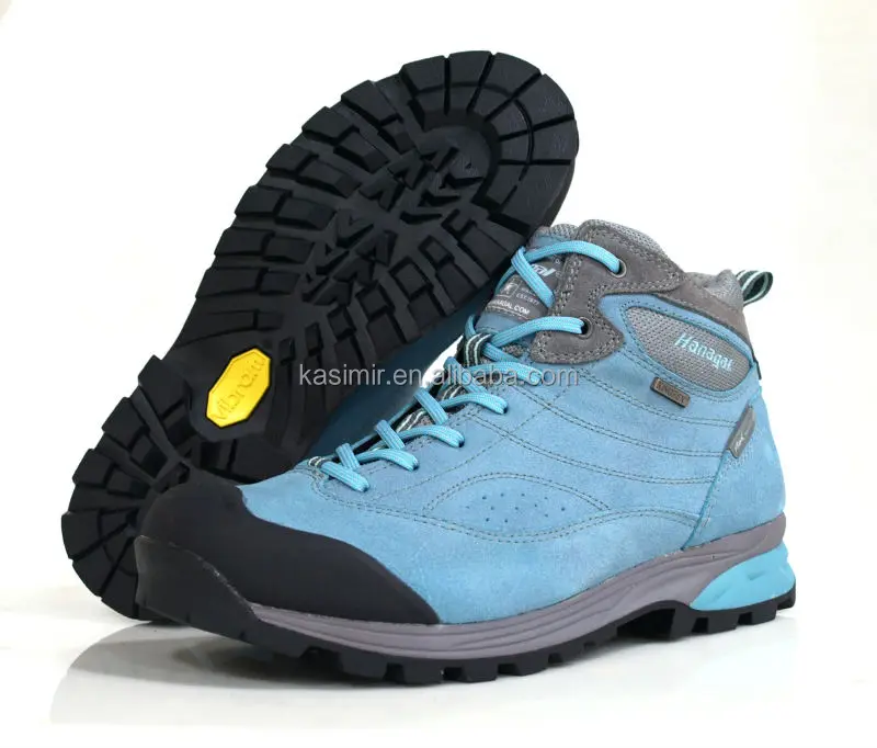 Professional outdoor shoes colorful suede leather hiking shoes