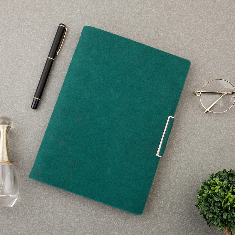 2021 Luxury Organize Planner A5 Soft Feeling PU Cover Notebooks Custom Deboss LOGO 6 Ring Journal