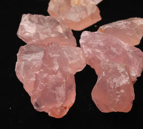 Natural   Macrobead raw Rose Quartz Rock Crystal Healing Stones Gravel Stone  Reiki Healing Chip  Rough Gemstone