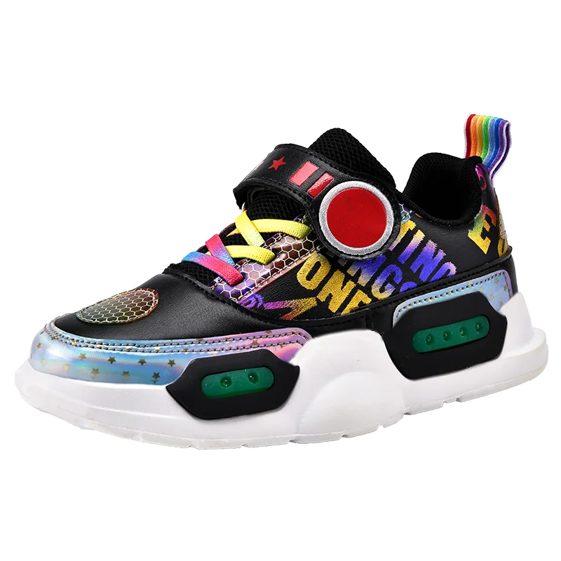 New Style USB Charger Children Sneaker LED Light Up Shoes