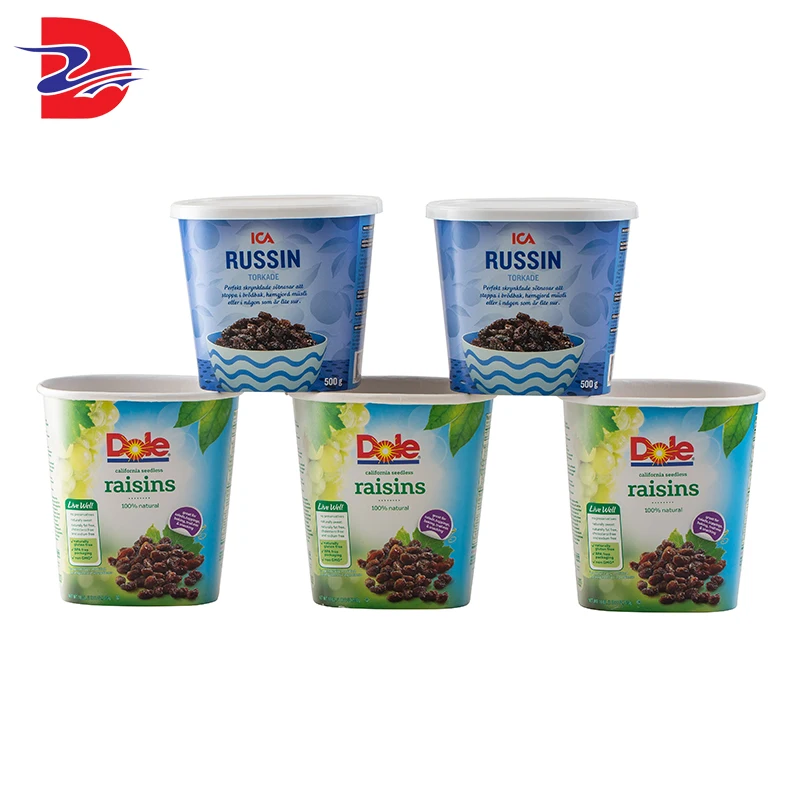 Прямая продажа с фабрики, 4 унции, замороженный йогурт, мороженое, суп, кофе, салат, одноразовые бумажные стаканы с двойными стенками