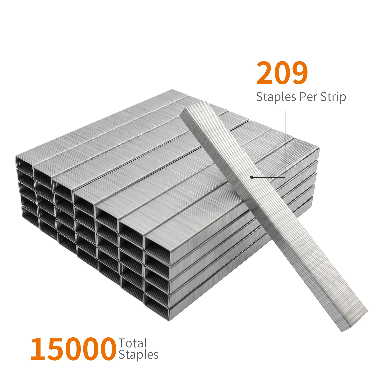 Stationery Eagle B8 Crown Shape Premium Staples 0.25 Inch Leg 1000 Pcs Per Box Pin Paper