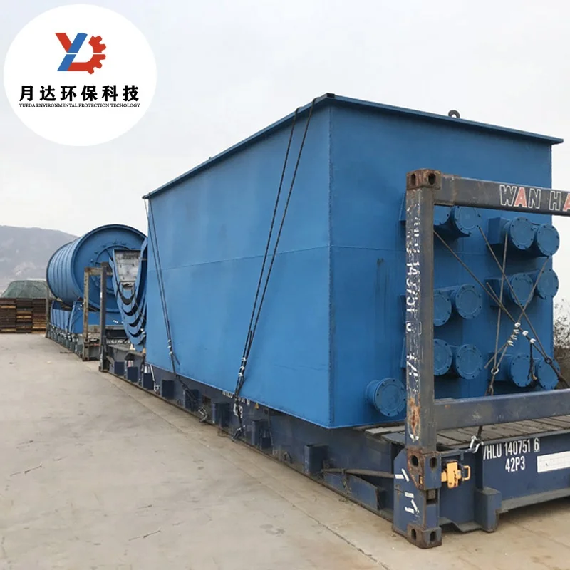 10th new technology tyre pyrolysis machine biomass pyrolysis plant reactor with installation for sale