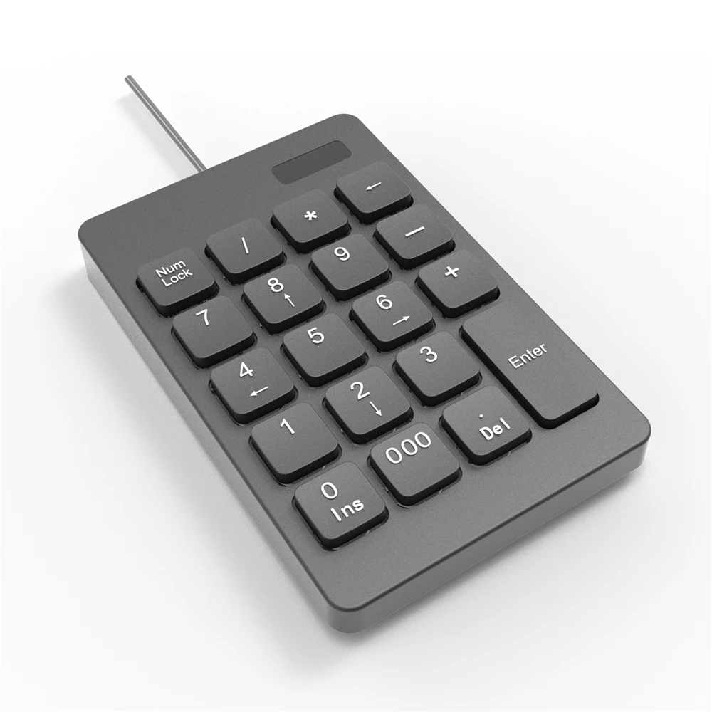 Factory Direct Sales USB Numeric Keypad 20 Key Number Keypad Keyboard for Laptop PC Computer Notebook