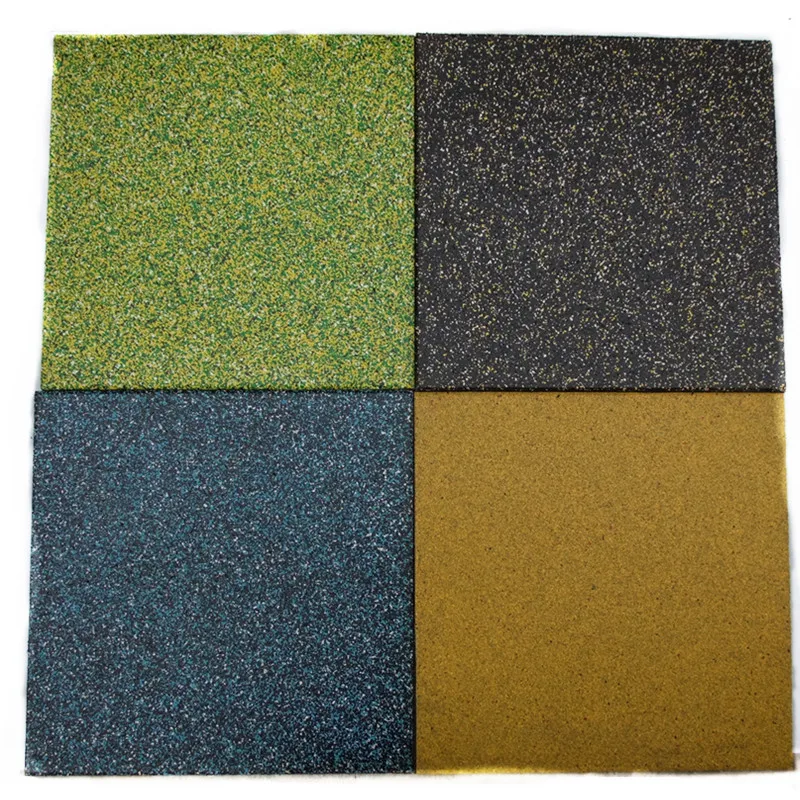 
Anti-slip 20mm-50mm EPDM Rubber Sport Floor Tile Rubber Flooring for Gym 