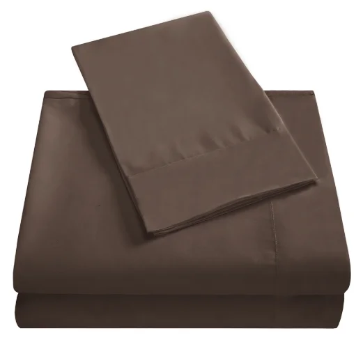 Solid Color Luxury Super Soft Microfiber  Flat Sheet Fitted Sheet 4pcs Bed Sheet Set