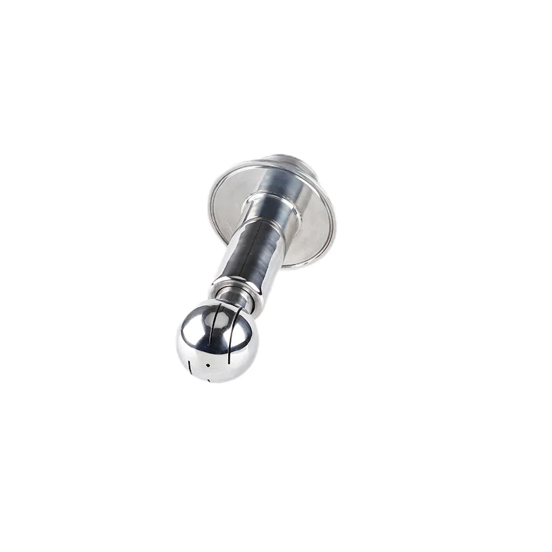 Factory Direct Sale 304 316 Stainless steel double chuck cleaning ball pipe fittings flange