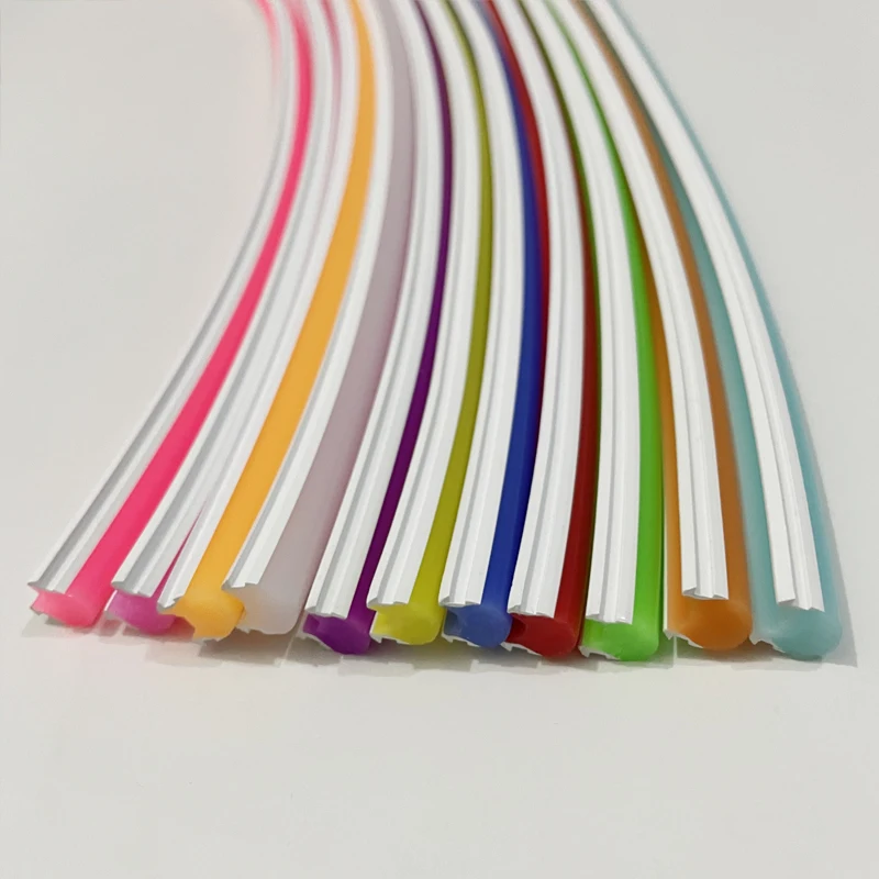 New generation 12V separently split neon tubes Waterproof Flexible LED Neon Light strip silicone flex led neon lights