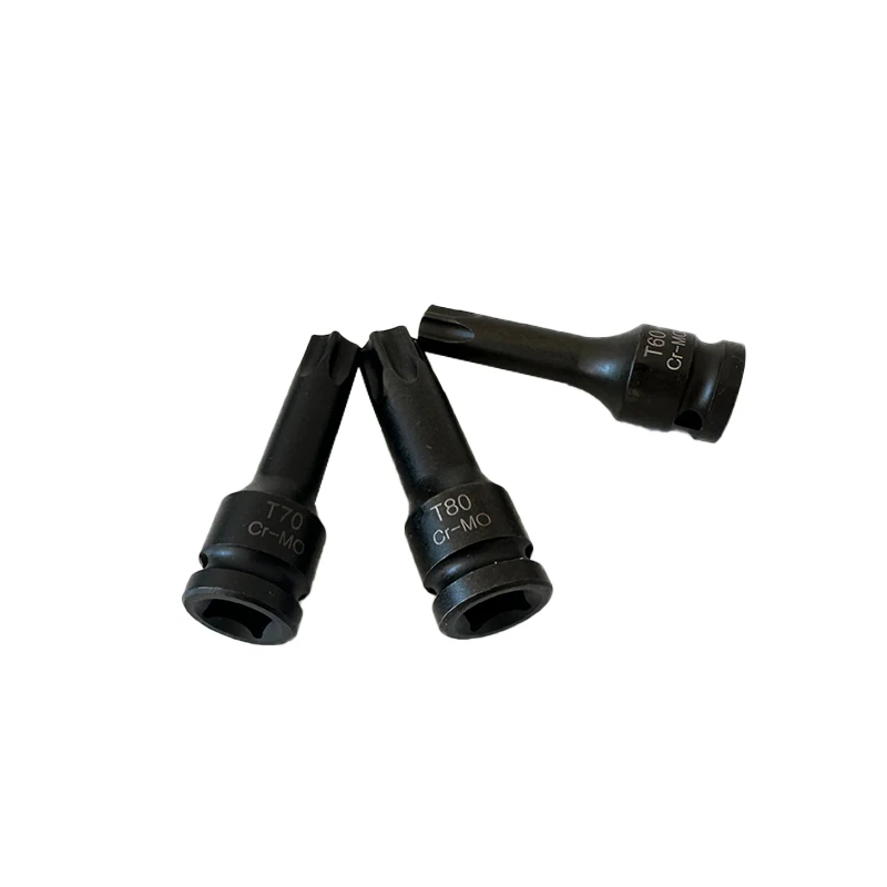 Chromium Molybdenum Standard SAE Professional Vehicle Maintenance Electric Wrench Hex Bit Impact Grade Socket Set