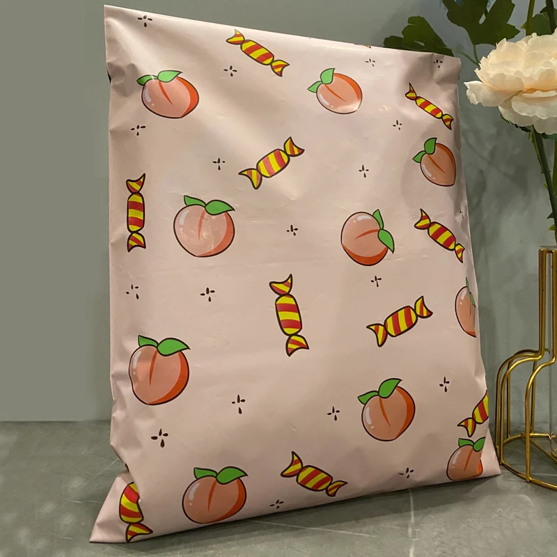 Custom Logo All Over Printed Poly Plastic Mailers Envelope Packaging Sustainable Postage Delivery Custom Shipping Bag For Clothe