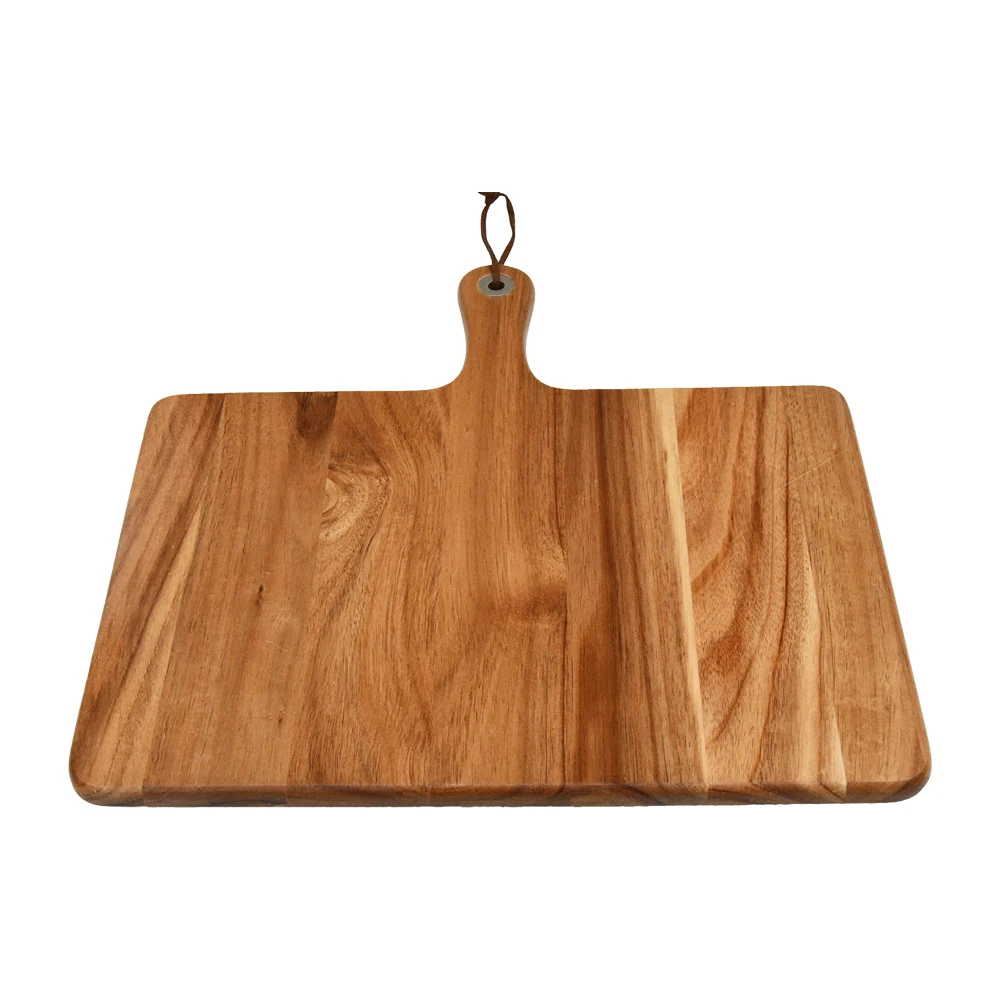 Wood Cutting Board with Handle  Serving Board for for Kitchen Home Baking, Fruits, Vegetables, Charcuterie, Cheese, Bread