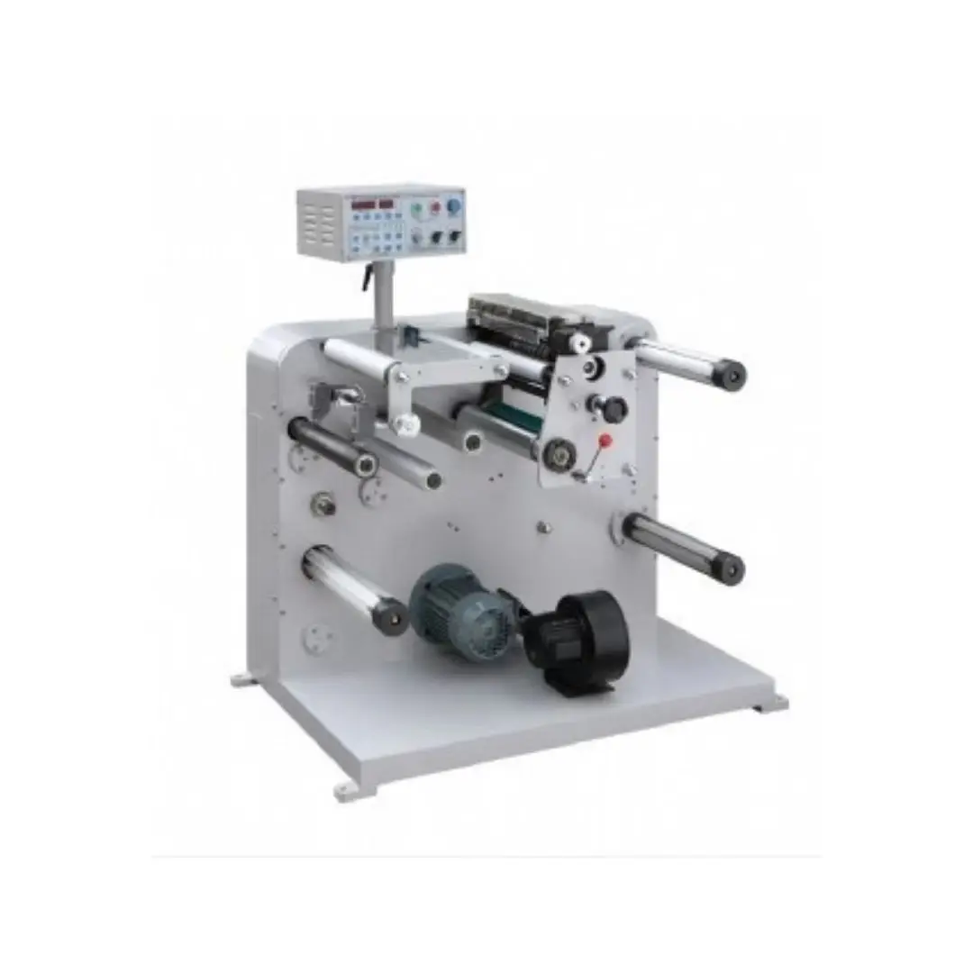 Popular FQ Automatic High Speed Adhesive Label sticker paper roll to roll Small Slitter Rewinder Slitting Machine