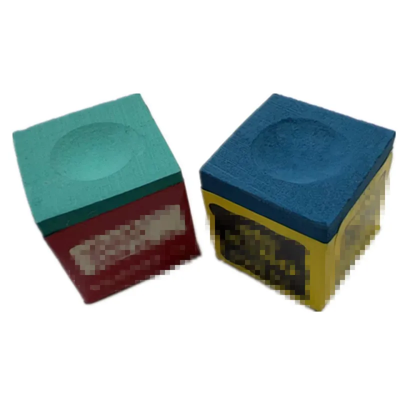 12pcs Powdered Pool Billiards Accessories Billiards Cue Chalk Stick Tip Wiping Powder Chalk Billiard Cue Chalks