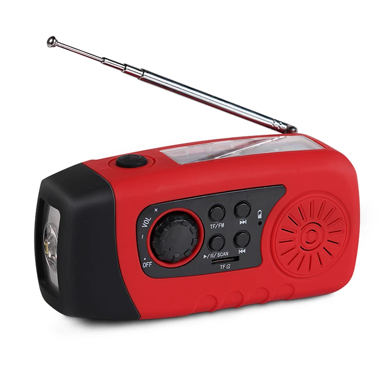 
pocket usb hand crank solar radio fm radio 